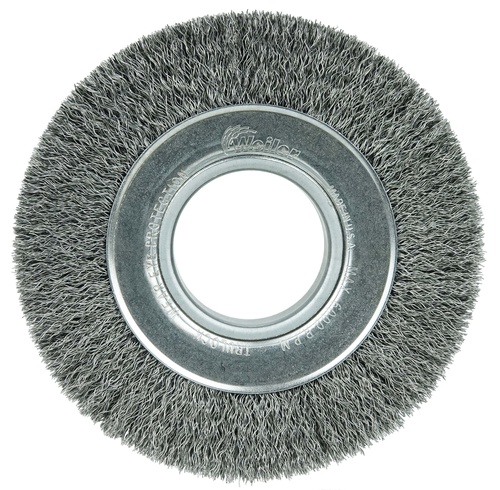 Picture of Weiler 6In Medium Face Crimped Wire Wheel Brush